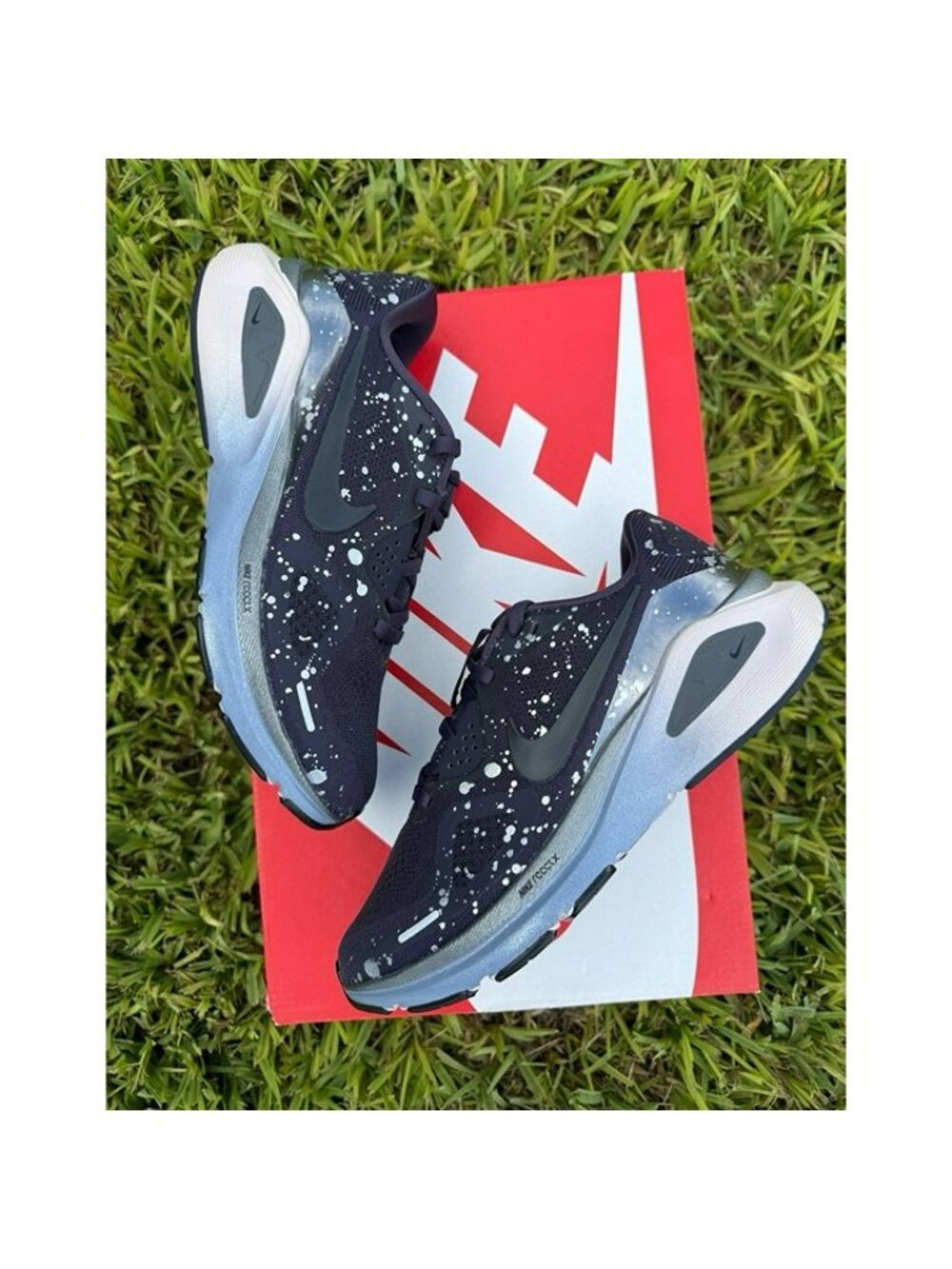 6.5 WOMEN'S NIKE STRUCTURE 26 SE CAVE PURPLE / SPLASH SILVER RUNNING HV1727-500 - Picture 2 of 9